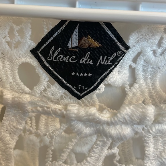 White Crochet tank top - Picture 2 of 3